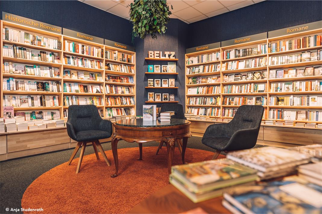 Beltz Buchhandlung nach der Renovierung 2022